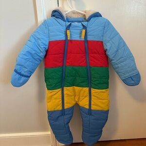 Baby Boden Multicolor Puffer Jacket